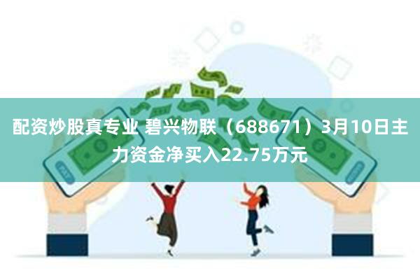 配资炒股真专业 碧兴物联（688671）3月10日主力资金净买入22.75万元