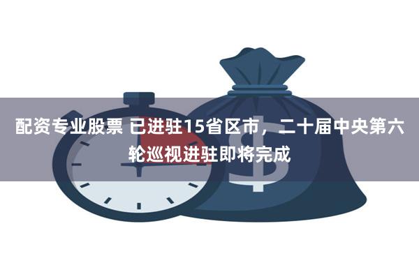 配资专业股票 已进驻15省区市，二十届中央第六轮巡视进驻即将完成