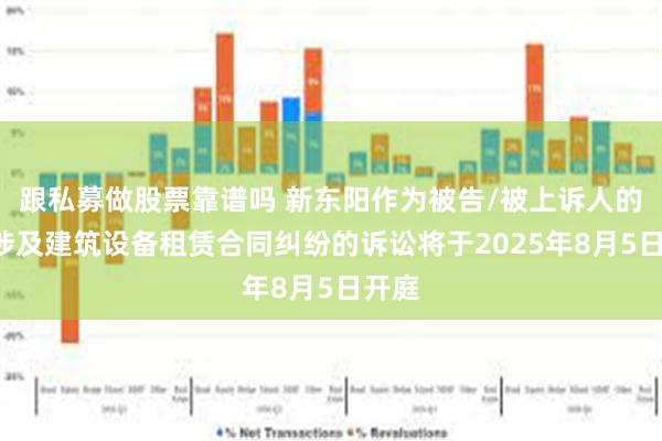 跟私募做股票靠谱吗 新东阳作为被告/被上诉人的1起涉及建筑设备租赁合同纠纷的诉讼将于2025年8月5日开庭