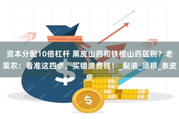 资本分配10倍杠杆 黑皮山药和铁棍山药区别？老菜农：看准这四点，买错浪费钱！_黏液_须根_表皮