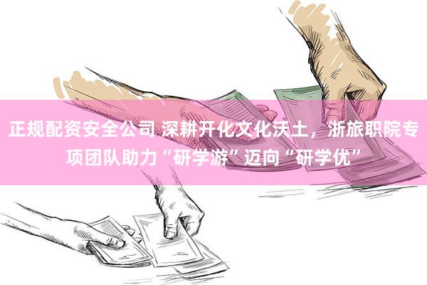 正规配资安全公司 深耕开化文化沃土，浙旅职院专项团队助力“研学游”迈向“研学优”