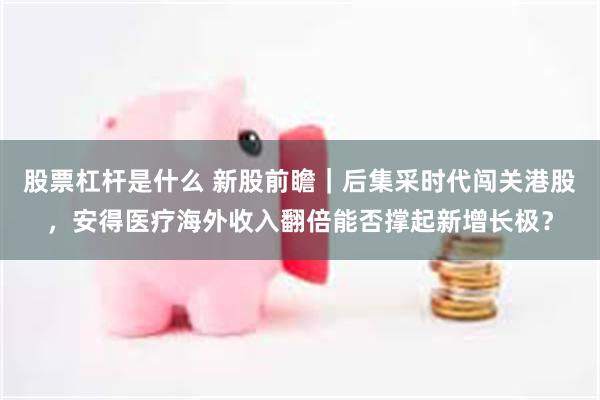股票杠杆是什么 新股前瞻｜后集采时代闯关港股，安得医疗海外收入翻倍能否撑起新增长极？