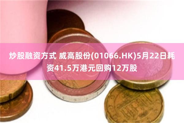 炒股融资方式 威高股份(01066.HK)5月22日耗资41.5万港元回购12万股