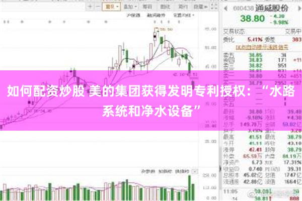 如何配资炒股 美的集团获得发明专利授权：“水路系统和净水设备”