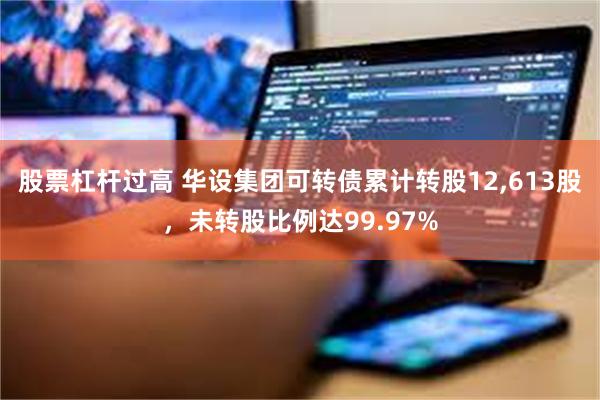 股票杠杆过高 华设集团可转债累计转股12,613股，未转股比例达99.97%