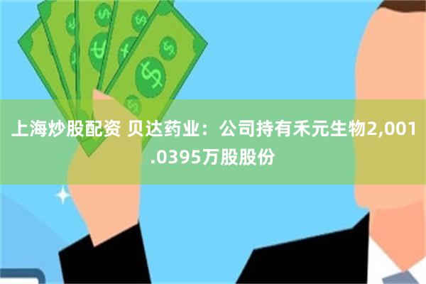 上海炒股配资 贝达药业：公司持有禾元生物2,001.0395万股股份