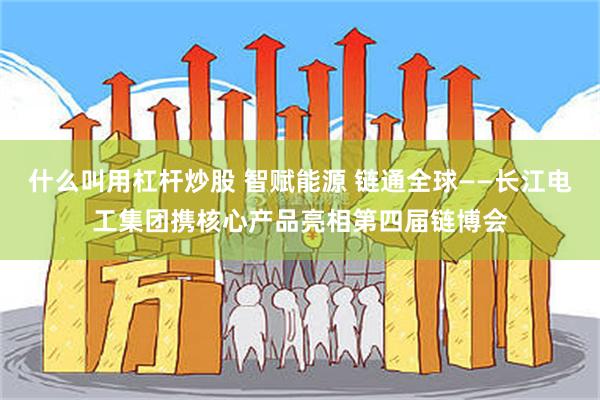 什么叫用杠杆炒股 智赋能源 链通全球——长江电工集团携核心产品亮相第四届链博会