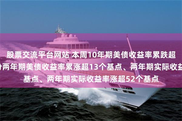 股票交流平台网站 本周10年期美债收益率累跌超12个基点，5月份两年期美债收益率累涨超13个基点、两年期实际收益率涨超52个基点