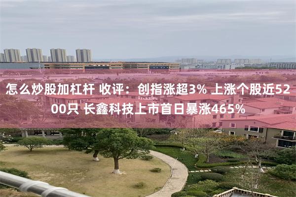 怎么炒股加杠杆 收评：创指涨超3% 上涨个股近5200只 长鑫科技上市首日暴涨465%
