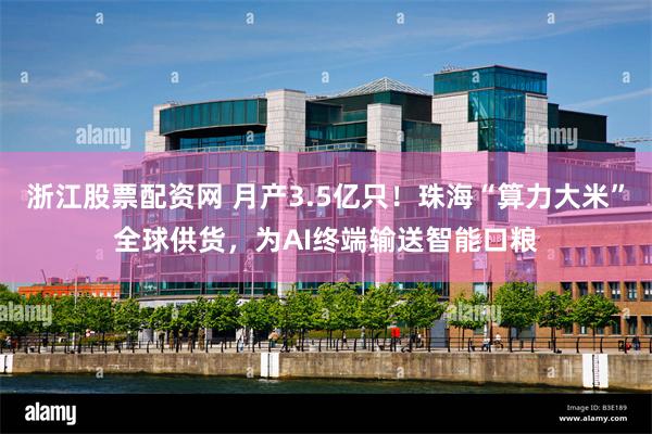 浙江股票配资网 月产3.5亿只！珠海“算力大米”全球供货，为AI终端输送智能口粮
