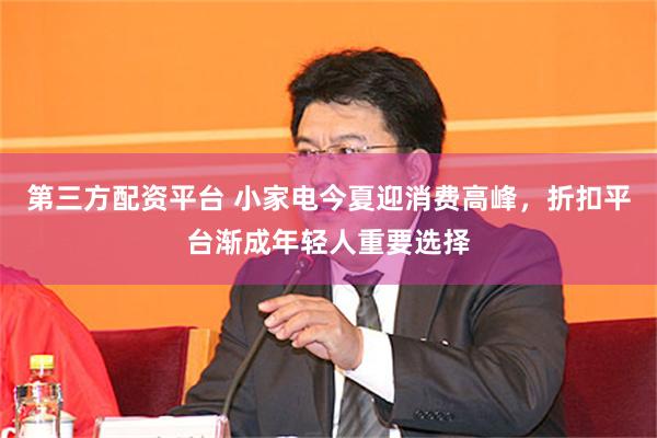第三方配资平台 小家电今夏迎消费高峰，折扣平台渐成年轻人重要选择