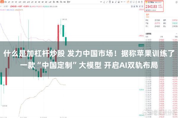 什么是加杠杆炒股 发力中国市场！据称苹果训练了一款“中国定制”大模型 开启AI双轨布局