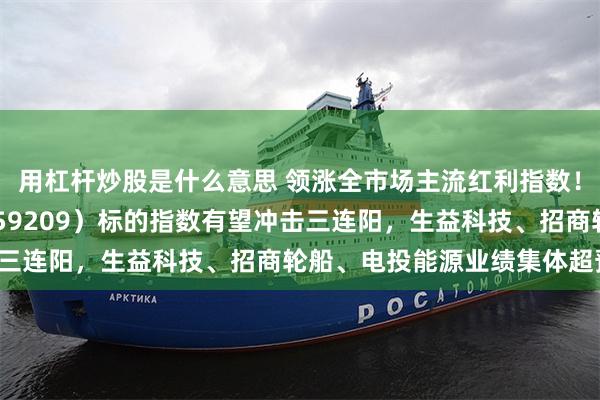 用杠杆炒股是什么意思 领涨全市场主流红利指数！红利质量ETF招商（159209）标的指数有望冲击三连阳，生益科技、招商轮船、电投能源业绩集体超预期！