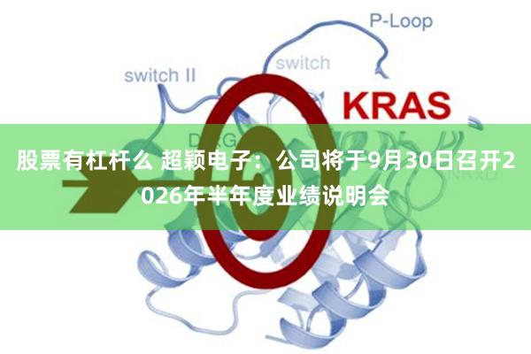 股票有杠杆么 超颖电子：公司将于9月30日召开2026年半年度业绩说明会