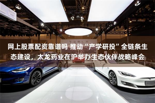 网上股票配资靠谱吗 推动“产学研投”全链条生态建设，太龙药业在沪举办生态伙伴战略峰会