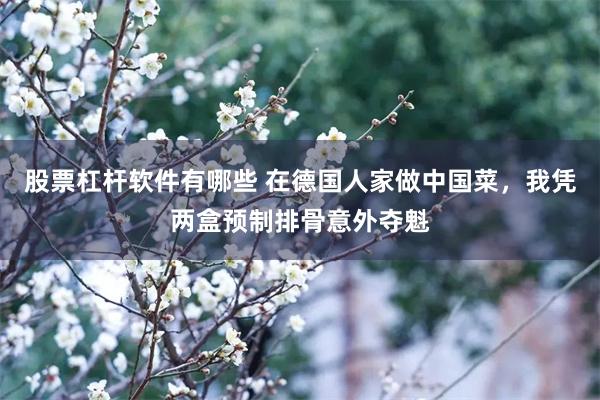 股票杠杆软件有哪些 在德国人家做中国菜，我凭两盒预制排骨意外夺魁