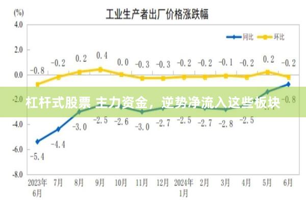 杠杆式股票 主力资金，逆势净流入这些板块